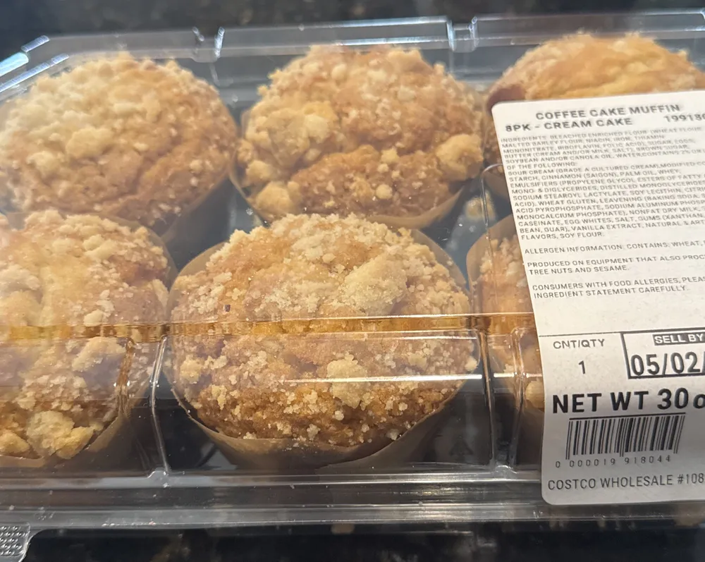 Coffee Cake Muffin Cream Cake