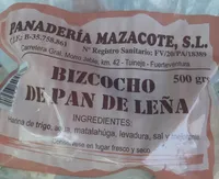 Bizcocho pan de Leña