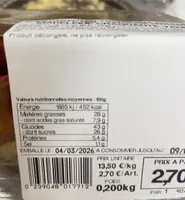 Madeleine craquante vanille
