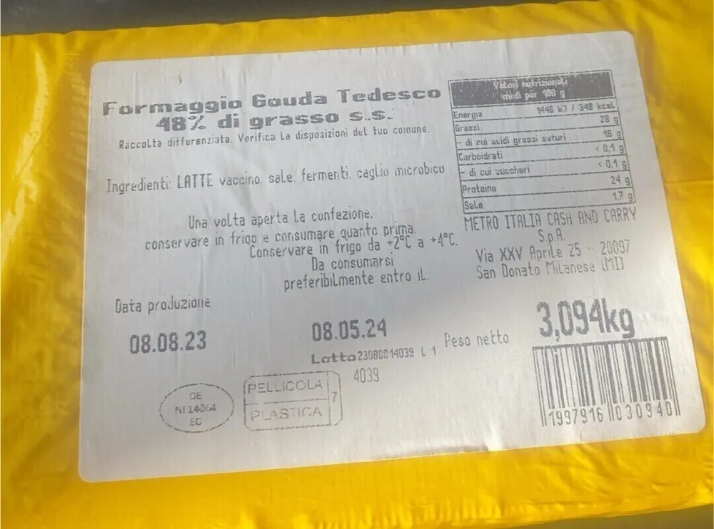Formaggio gouda