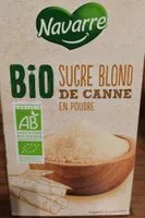 Sucre blond de canne en poudre