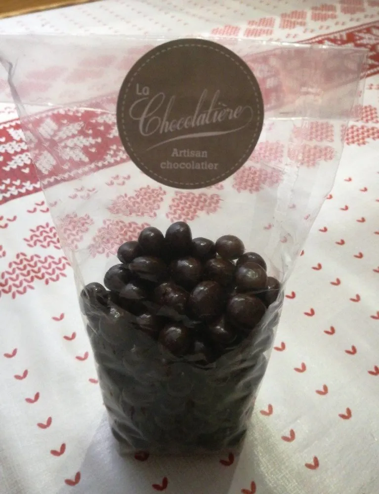 Grains de café enrobé de chocolat
