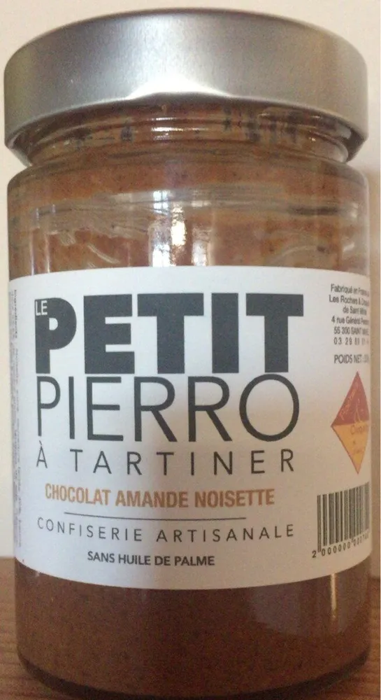 Le petit pierro à tartiner chocolat amande noisette