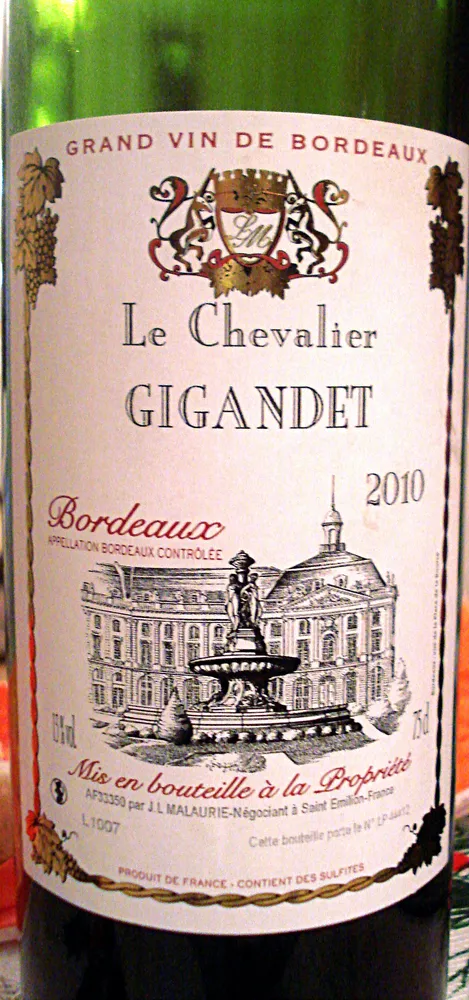 Le Chevalier Gigandet 2010