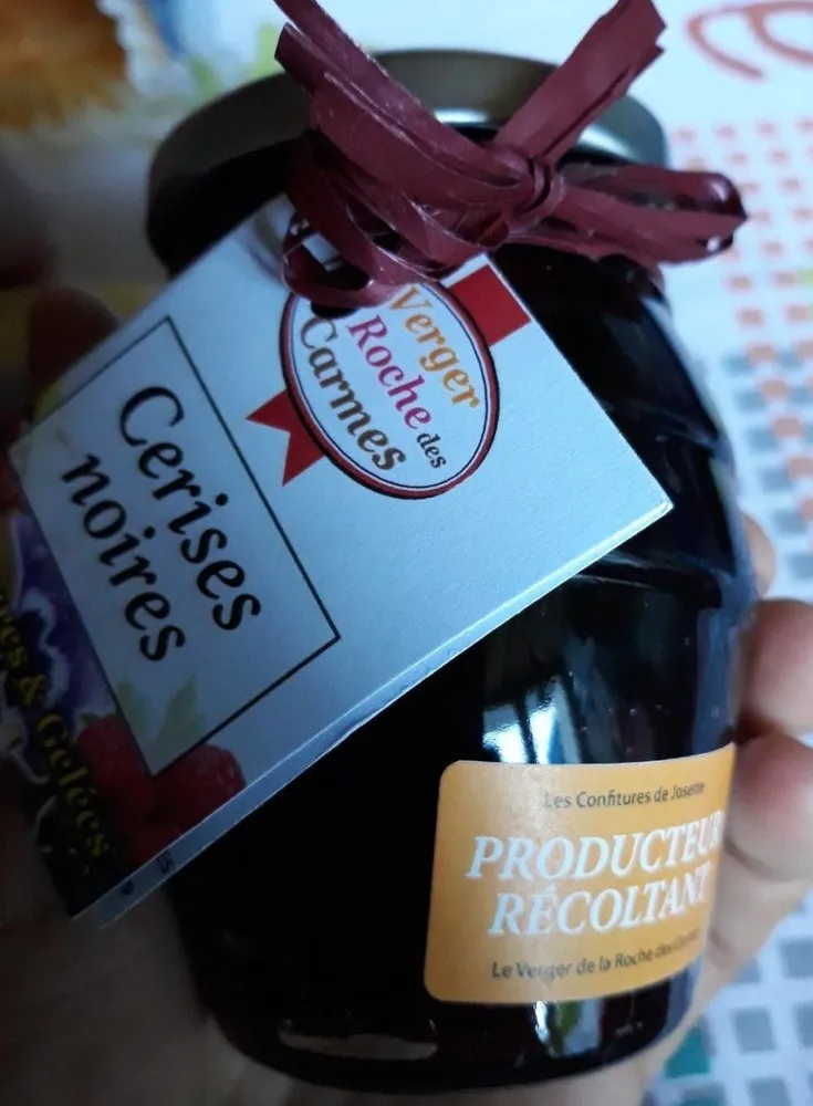 Confiture Artisanale de Cerises Noires