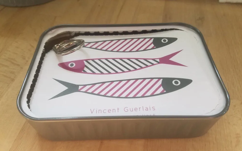 Boîte à sardines au chocolat Guerlais