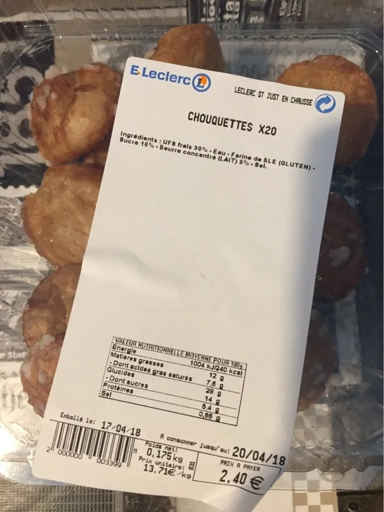 Chouquettes x20