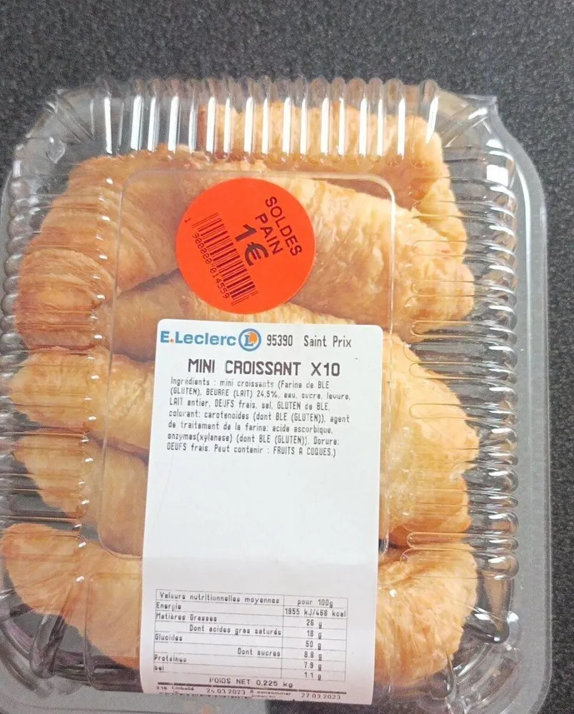 Mini croissant x10