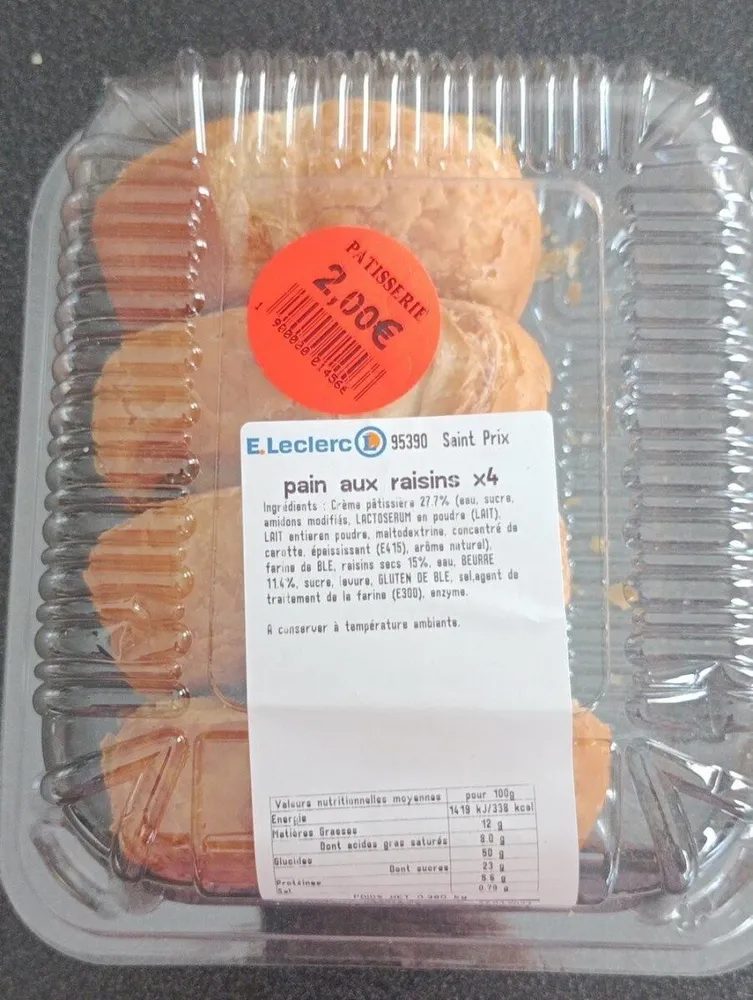 Pains aux raisins