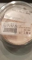 Mousse fruits rouge