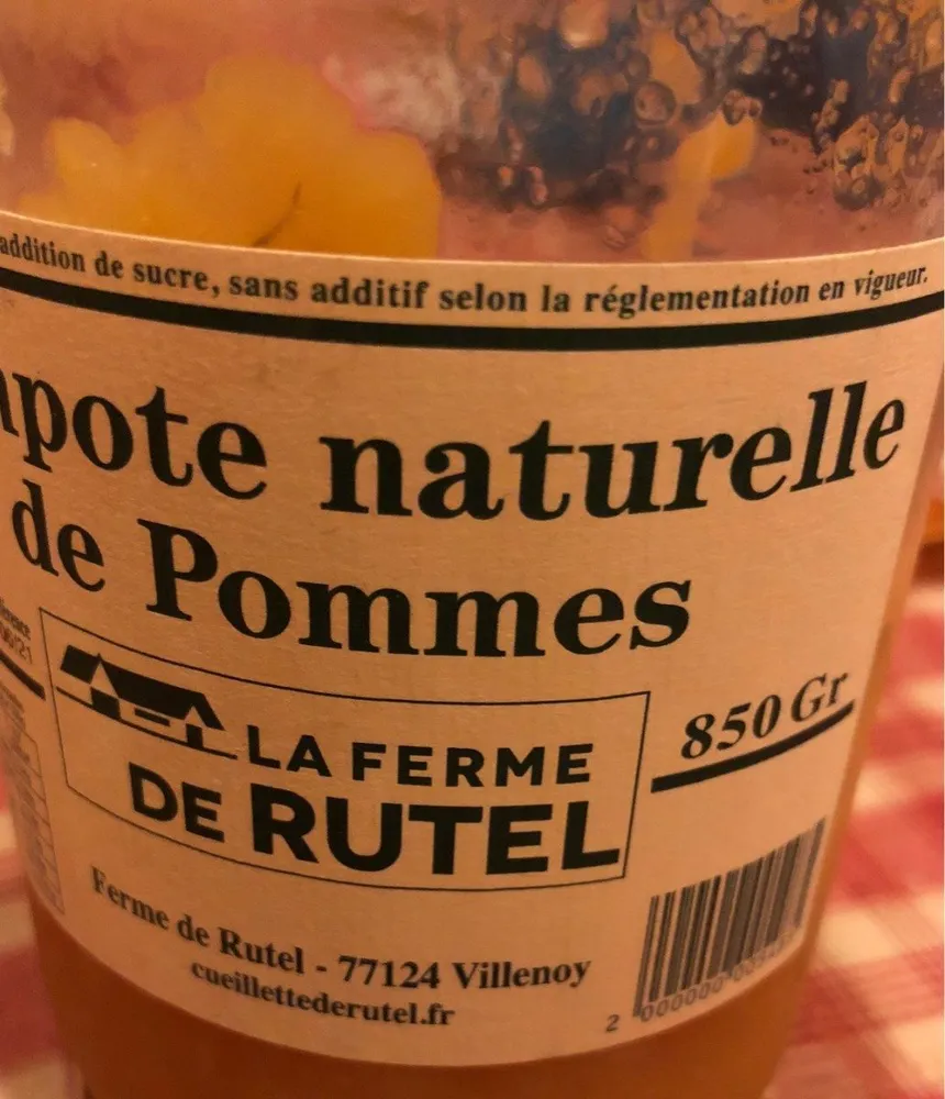 Compote pommes