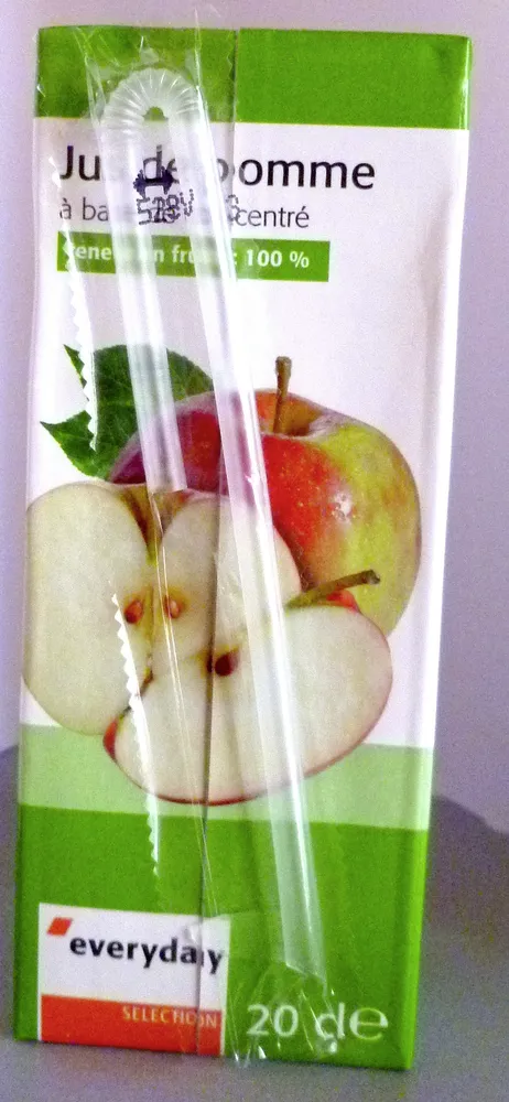 Jus de pomme à base de concentré