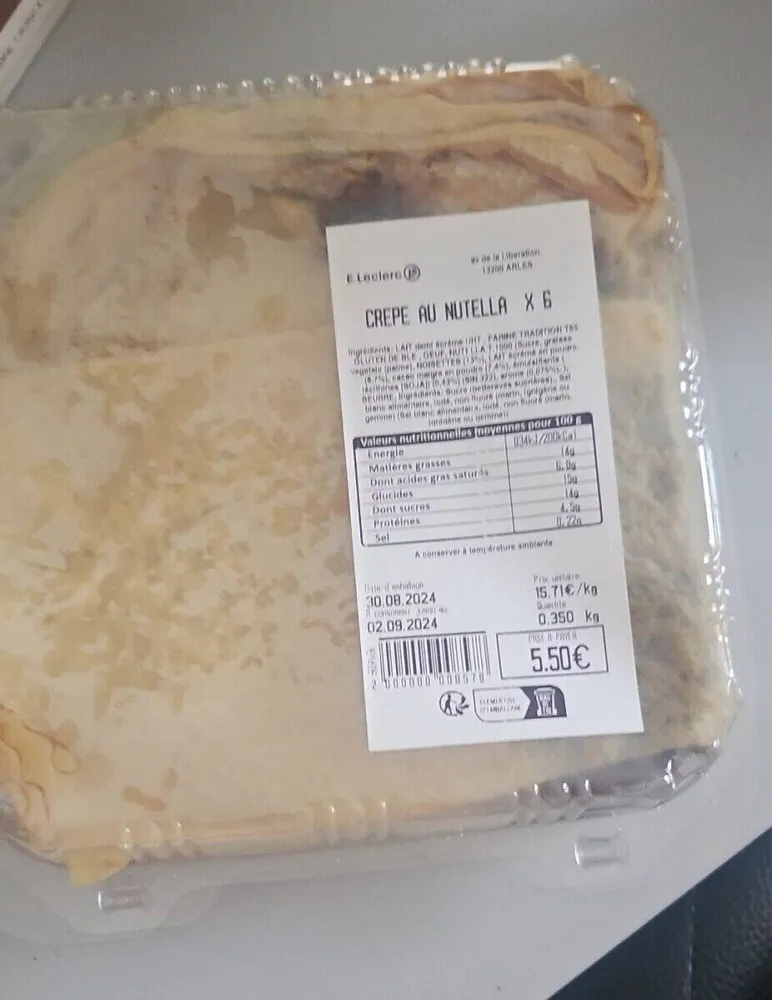 Crêpe au Nutella