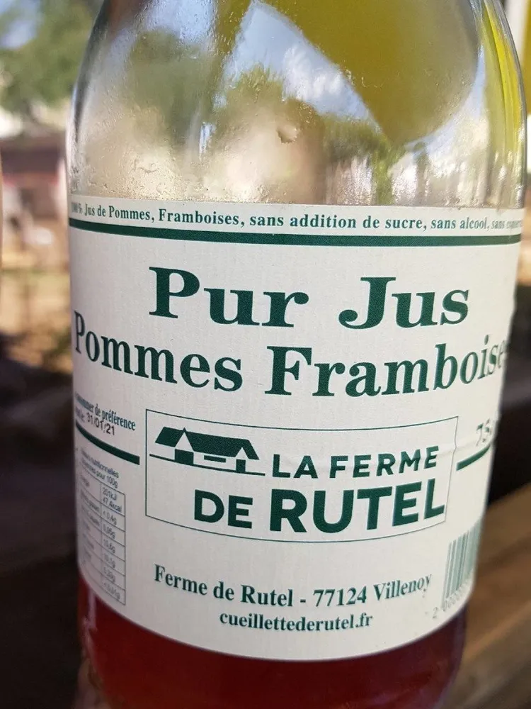 Pur jus pomme framboise