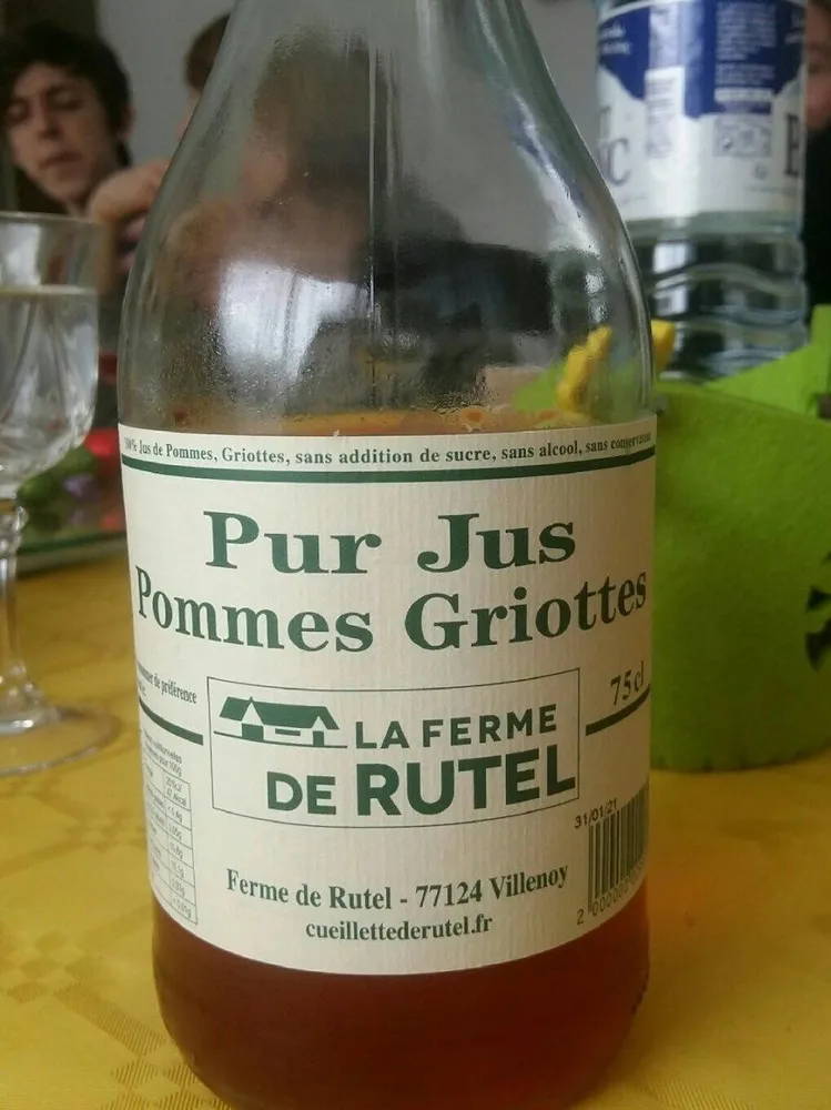 Jus de pomme griottes