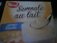 Semoule au lait saveur vanille