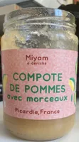 Compote de pommes avec morceaux