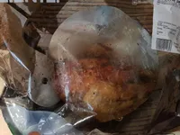 Poulet fermier rôti