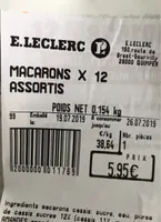 Macarons assortis