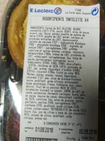 Assortiment tartelette x4