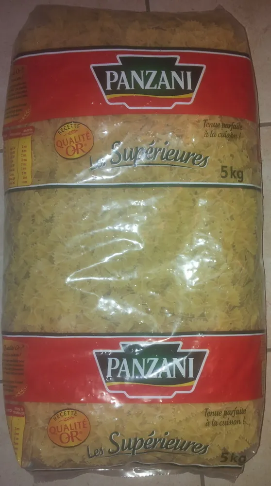 Pâtes alimentaires au blé dur de qualité supérieure