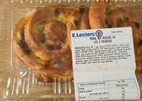 Pains aux raisins X4 les 3 meuniers