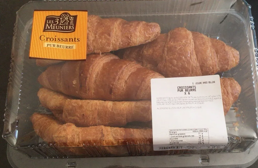 Croissants pur beurre