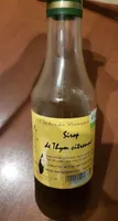 Sirop thym citronné