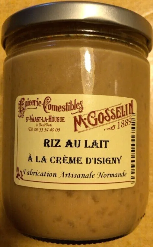 Riz au Lait à la Crème d’Isigny