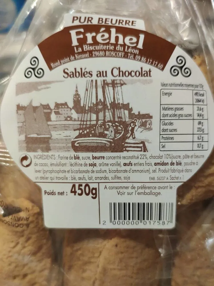 Sablés au chocolat