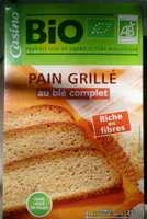 Pain grillé au blé complet bio