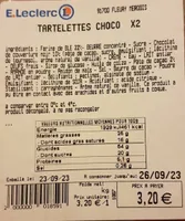 Tartelettes choco x 2