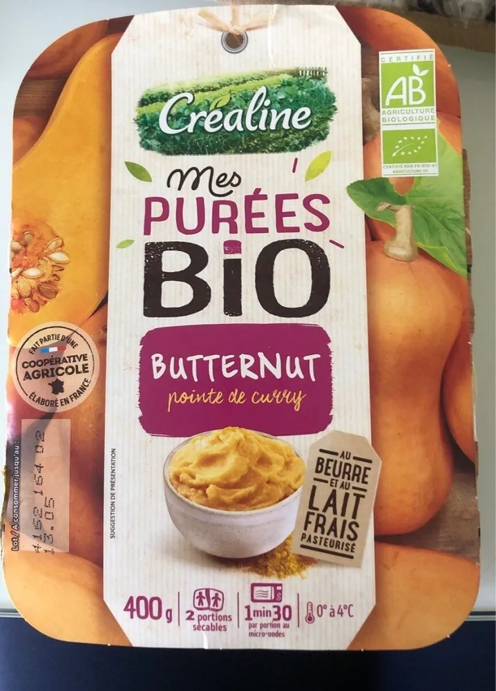 Crealine Mes purées Bio