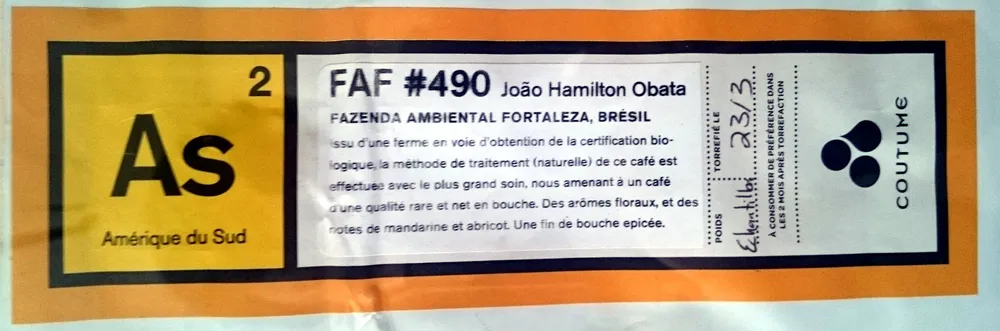 Café FAF #490 - Café Coutume