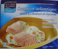 Saumon atlantique sauce à l'émincé de légumes, Surgelé