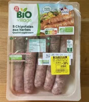 5 chipolatas aux herbes