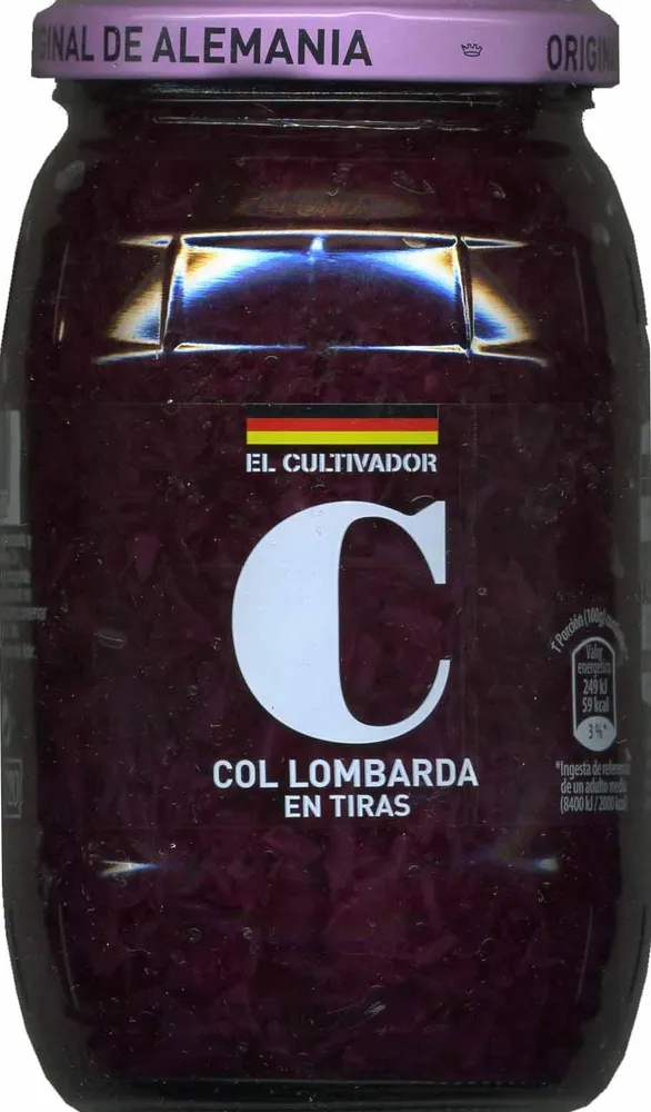 Col lombarda en tiras