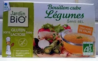 Bouillon cube légumes sans sel