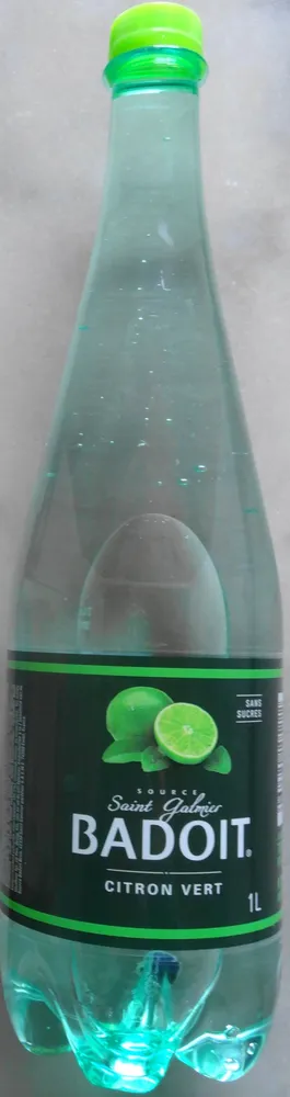 Boisson pétillante à l'eau minérale naturelle, à l'arôme naturel de citron - citron vert
