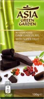Chocolate negro con edulcorantes con frutas 54% cacao