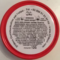 Bonbons sans sucre avec édulcorant arôme menthe