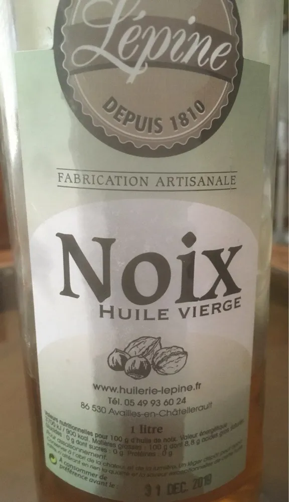 Huile de noix vierge