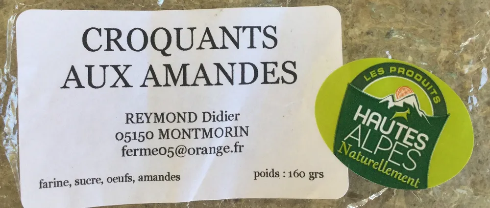 Croquants aux amandes