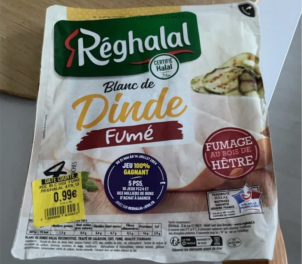 Blanc de dinde fume