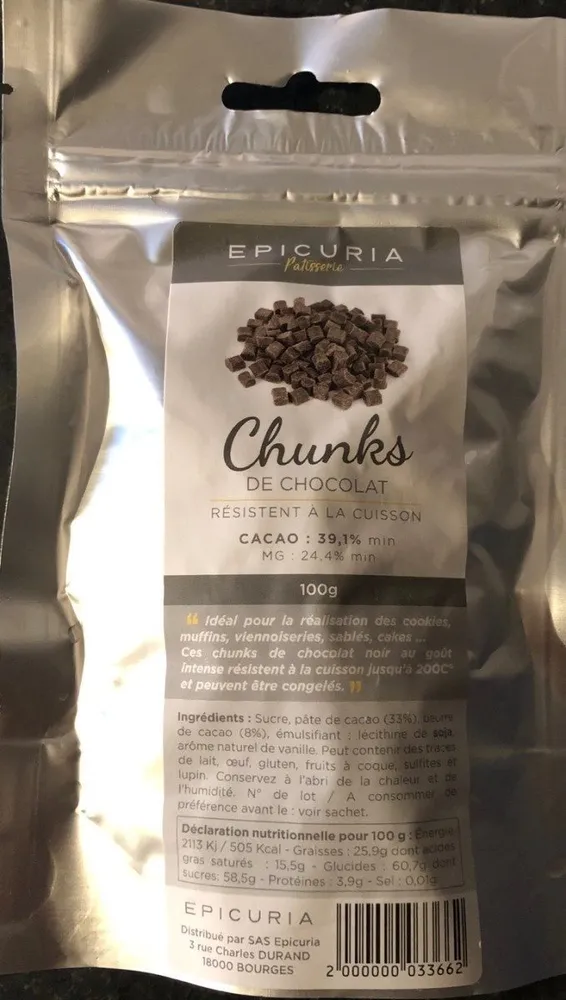 Chunks de chocolat