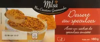 Dessert au speculoos, avec speculoos émietté