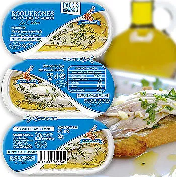 tripack boquerón en vinagre