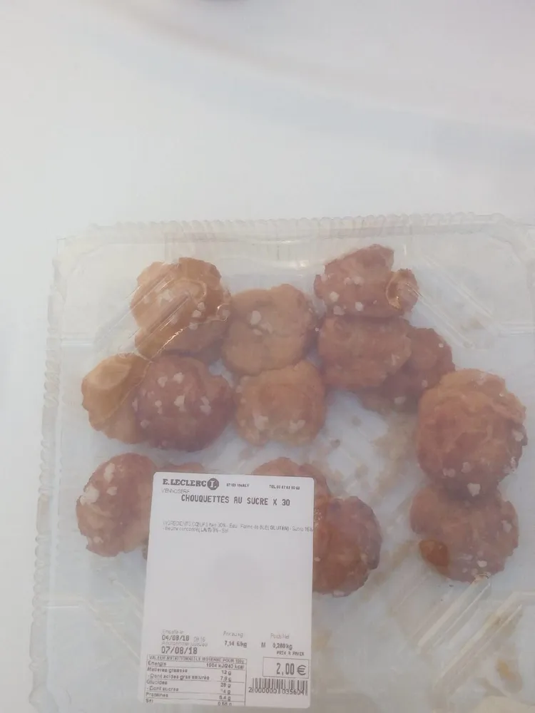 Chouquettes au sucre