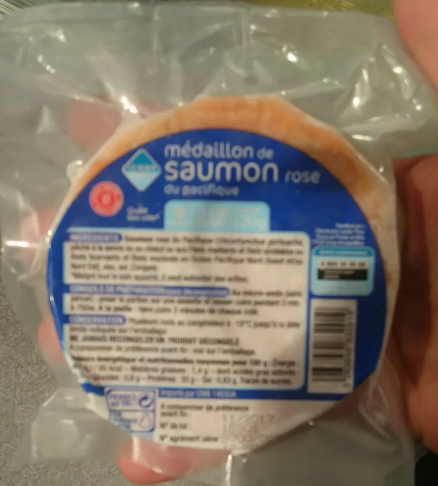 Médaillon de Saumon Rose du Pacifique