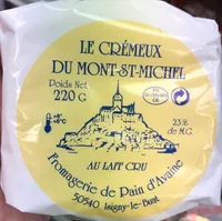 Le Crémeux du Mont-St-Michel au lait cru